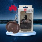 حافظة لهاتف هواوي FreeBuds Pro Business حافظة جلدية واقية مع خطاف (بني غامق)