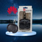 Étui Pour Huawei FreeBuds PRO  Business Étui de protection en cuir pour écouteurs avec crochet (noir)