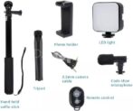 KIT D’enregistrement Vidéo Pour Caméras, GoPro et smartphone AY-49Z selfie professionnel – Image 4
