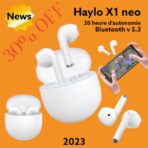سماعات بلوتوث لاسلكية HAYLO x1 neo 5.3 Haylou الحكم الذاتي 20H