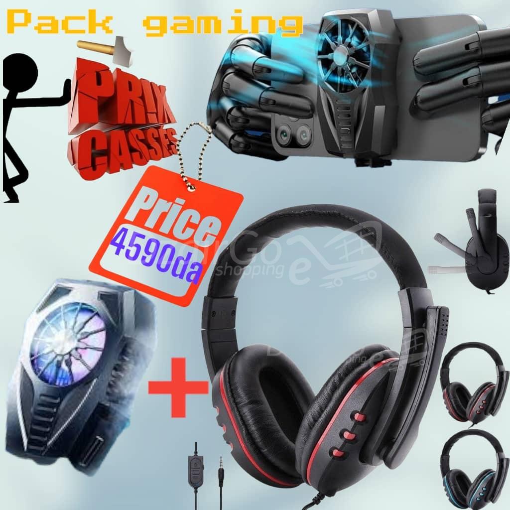 4e17c33a-5a80-4bcb-b32f-2b5a790969fa Pack promo gamer ventilateur téléphone plus casque gaming – Image 1
