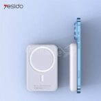 باور بانك ماج سيف للشحن اللاسلكي, بلا فيل 5000 مللي أمبير YESIDO YP29 - الصورة 3