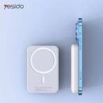 باور بانك ماج سيف للشحن اللاسلكي, بلا فيل 5000 مللي أمبير YESIDO YP29 - الصورة 3