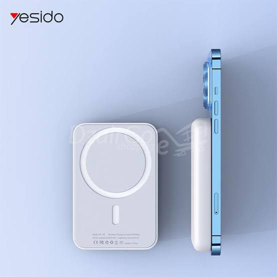 792b5304-c54f-4d6d-ad71-6c17199f249c للشحن اللاسلكيلا فيل 5000 مللي أمبير YESIDO YP29 PowerBank magsafe Wireless Charge, sans fil 5000mah YESIDO YP29 - الصورة 3