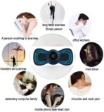 Generic بساط تدليك الرقبة المحمول الصغير القابل للشحن 8 السرعة-أسود - الصورة 3