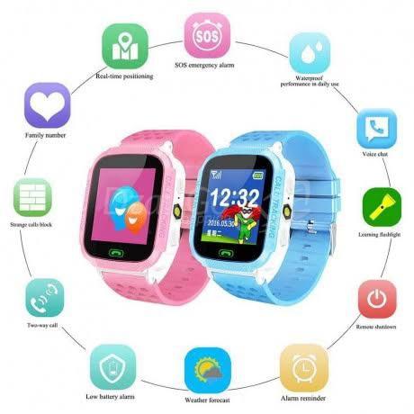 SMART WATCH C005/C005 PRO Pour Enfant Avec GPS,Appareil Photo,Lampe De Poche,LBS,Appel SOS, Smartwatch Montre connectée