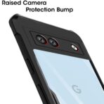 غطاء خلفي واقٍ شفاف مضاد للصدمات لهاتف Google Pixel 7A - تقنية AirEDGE | حماية الكاميرا 360 درجات إيباكي - الصورة 5