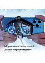 Double ventilateur de refroidissement K8 pour téléphone Portable, système de refroidissement pour Smartphone PUBG – Image 3
