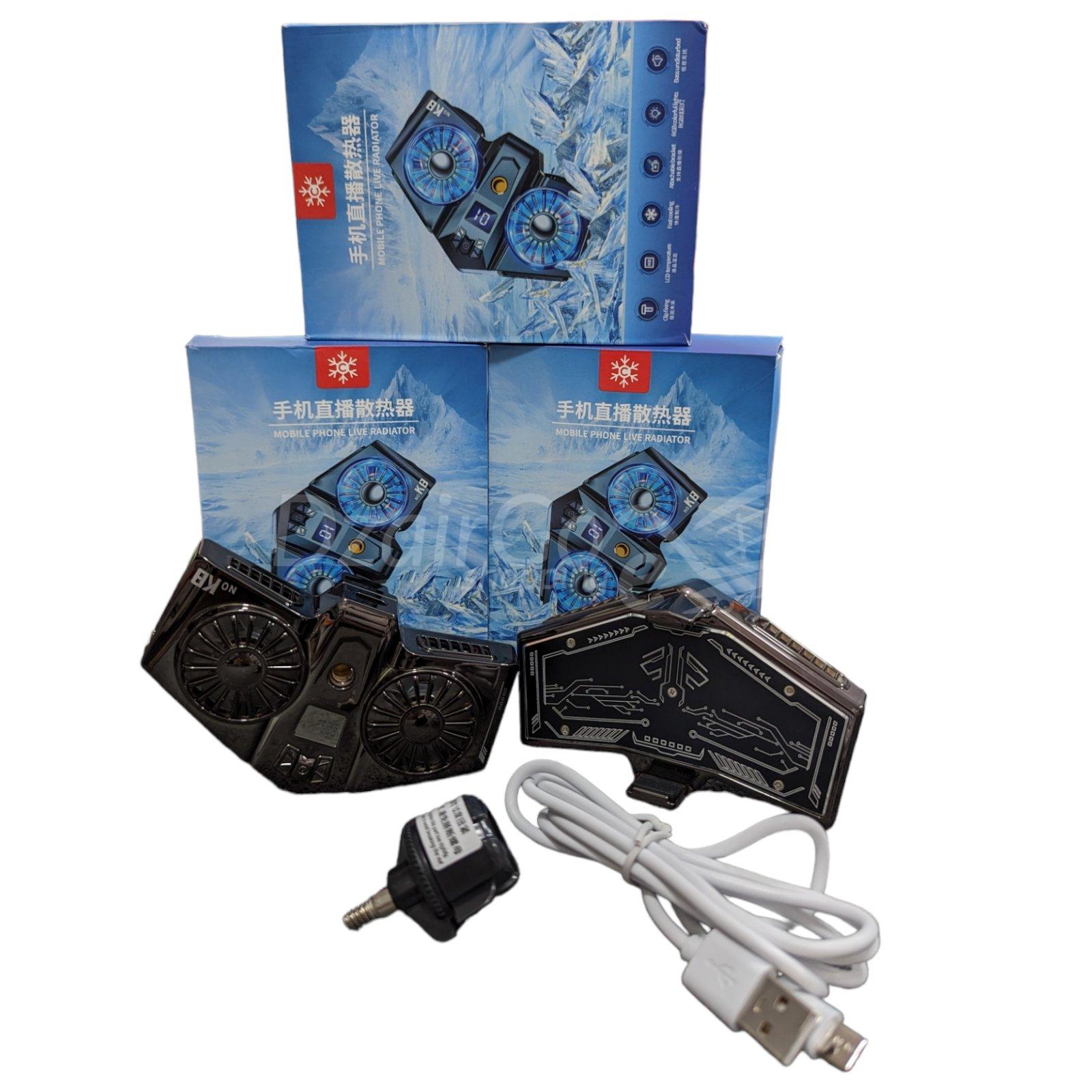 1000003466.jpg Double ventilateur de refroidissement K8 pour téléphone Portable, système de refroidissement pour Smartphone PUBG – Image 4