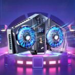 ⁦K8A/K8 مشبك مغناطيسي RGB أشباه الموصلات الهاتف المحمول اللوحي المزدوج مروحة التبريد المبرد بالوعة الحرارة قوس ل PUBG المحمول⁩ - الصورة ⁦2⁩