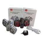 ⁦K4 الهاتف المحمول أشباه الموصلات المبرد مروحة تبريد مزدوجة ل PUBG المحمول برودة الهاتف الخليوي بالوعة الحرارة آيفون/سامسونج/شاومي إلخ,,,⁩ - الصورة ⁦4⁩