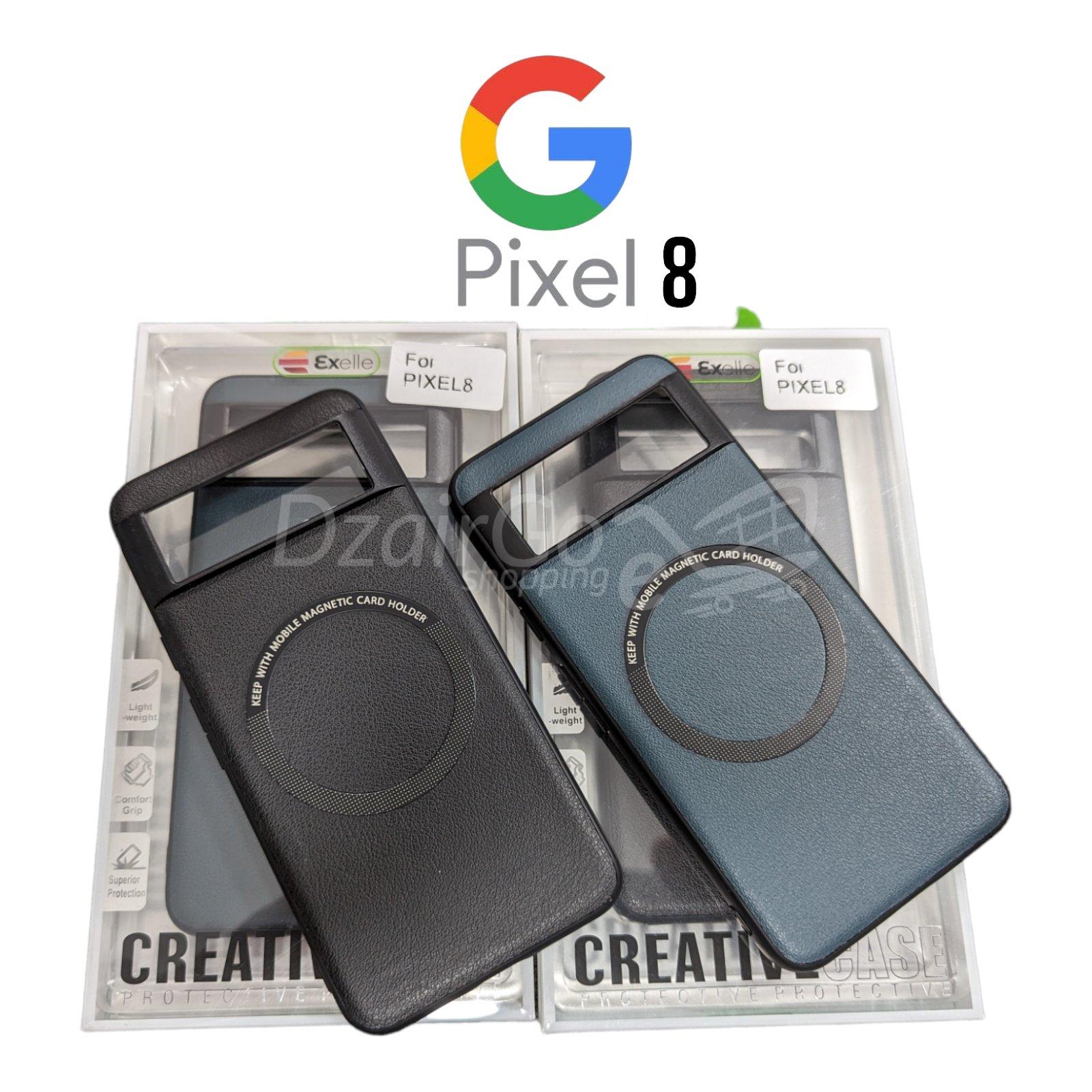 10000حافjpg رفيعة لهاتف جوجل بيكسل 8امتوافق مع الشحن اللاسلكي Magsafe بكسل Coque fine pour Google Pixel8 , compatible avec le chargement sans fil Magsafe pixel 8 2 couleurs noir et vert Q série - الصورة 1