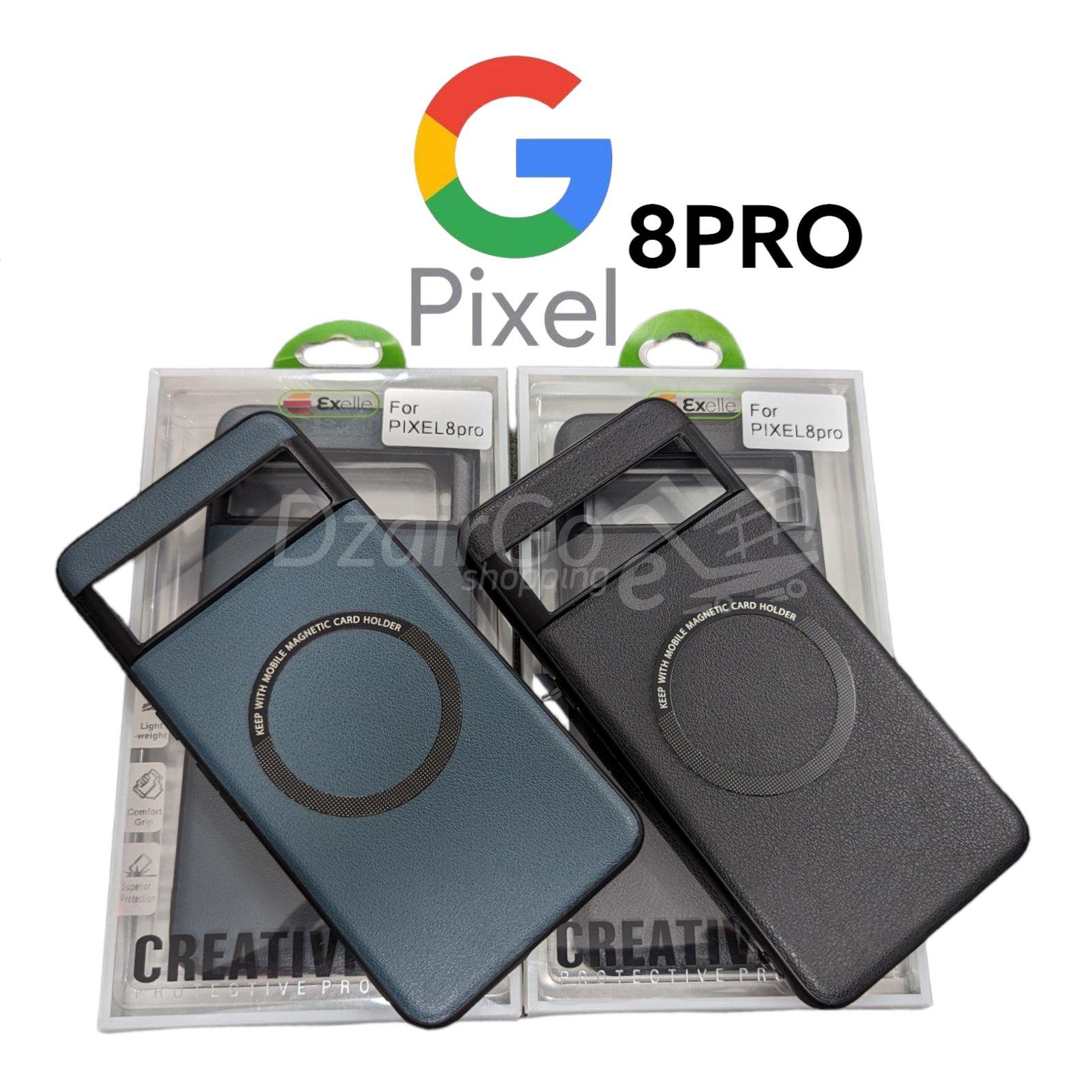 1000003786.jpg Coque fine pour Google Pixel8 Pro , compatible avec le chargement sans fil Magsafe pixel8 pro 2 couleurs noir et vert Q série pixel 8pro – Image 1