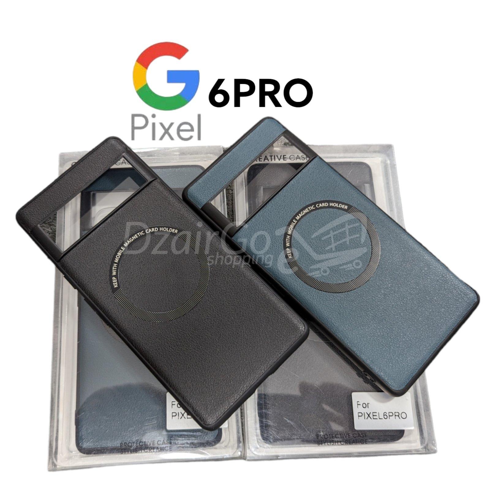 1000003789.jpg Coque fine pour Google Pixel6 pro , compatible avec le chargement sans fil Magsafe pixel 6pro 2 couleurs noir et vert Q série – Image 1