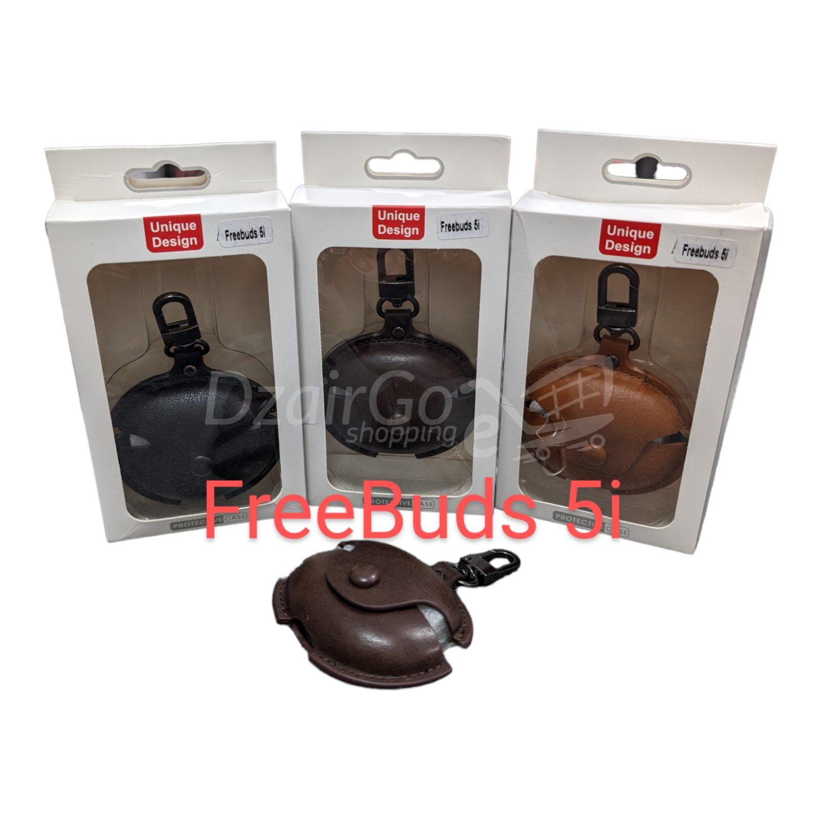 10000حافjpg واقية لسماعات الأذن من الجلد الفاخر مزودة بخطافبلوتوث لاسلكية لـ Freebuds5i Étui de protection pour écouteurs en cuir de luxe avec crochet, étuis pour écouteurs Bluetooth sans fil pour Freebuds5i, Huawei Freebuds 5i, - الصورة 2