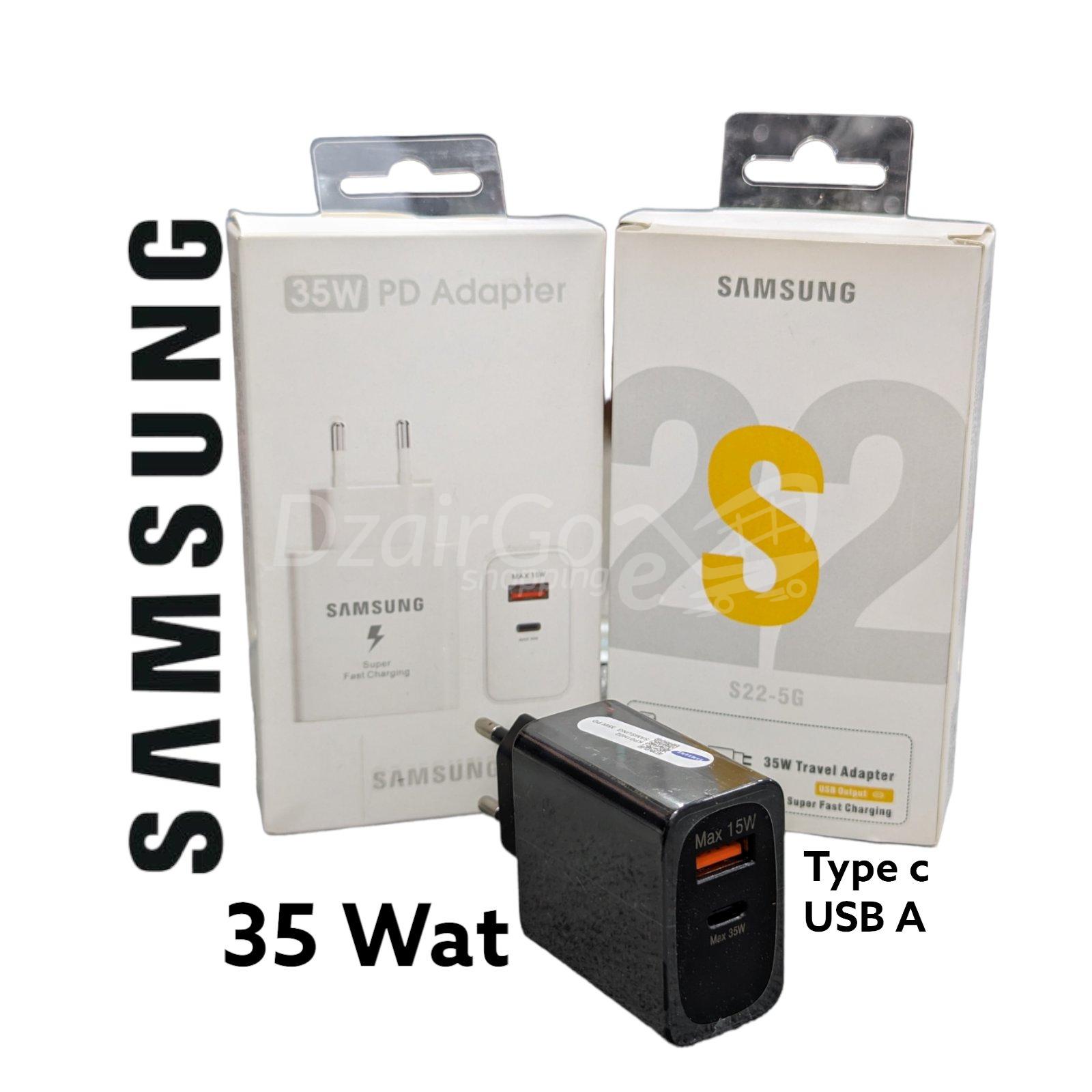 1000003797.jpg Samsung Chargeur Super Fast Charging avec 2 Ports USB 35W Noir – Image 1