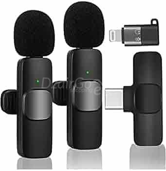 Double Microphone sans fil bluetooth K9- TYPE C + ios / 2 microphone