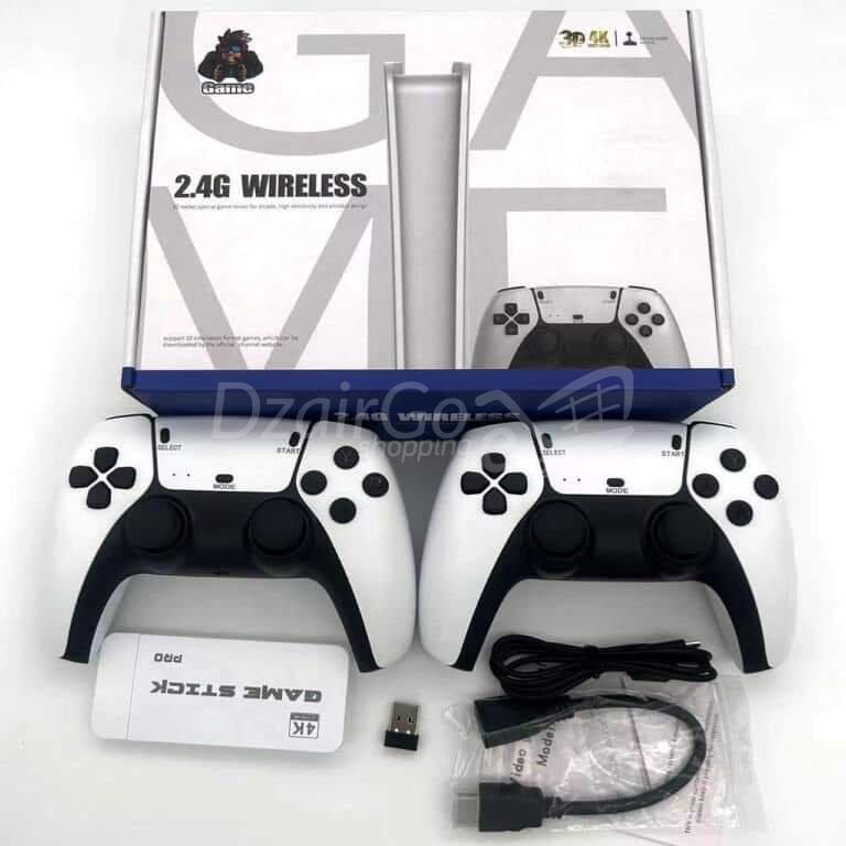 10000وحدjpgتحكم ألعاب الفيديو M15 Game Stick Pro Retro 4Kقة 4K HD M15 Game Stick Pro Console De Jeu Vidéo 4k Rétro +20000 Jeux Classiques HD 4K 2 Manette - الصورة 1