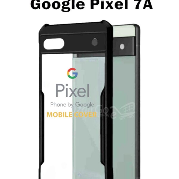 غطاء خلفي واقٍ شفاف مضاد للصدمات لهاتف Google Pixel 7A - تقنية AirEDGE | حماية الكاميرا 360 درجات إيباكي