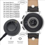 Câble de charge Smartwatch pour Fossil Gen6/Gen5/Gen4/Venture/Explorer/Diesel Wire. smartwatch /montre connectée