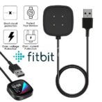 شاحن لفيتبيت سينس و فيتبيت فيرسا 3- كابل يو اس بي مغناطيسي للشحن السريع بطول 1 متر. ساعة ذكية/ساعة متصلة