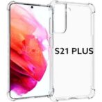 حافظة مضادة للانفجار s21+ شفافة لهاتف Samsung S21 Plus