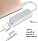 محول MagSafe USB-C لمحول الشحن MagSafe 2 & 1 ماك بوك