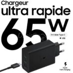 Chargeur Super PD 65W,45w,15w adaptateur de Port Trio, câble de Type C pour Samsung Galaxy S22 S23U non original