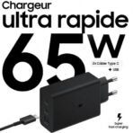 Chargeur Super PD 65W,45w,15w adaptateur de Port Trio, câble de Type C pour Samsung Galaxy S22 S23U non original