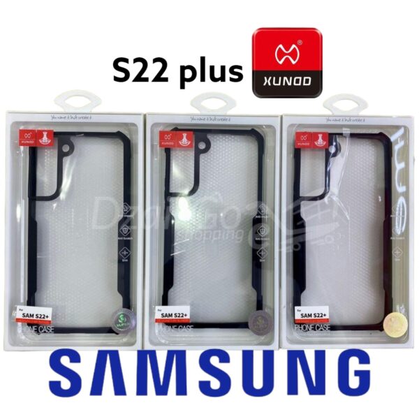 S22+ حامل حلقي مقاوم للصدمات للهاتف XUNDO غطاء حماية S22+ xundd