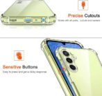 حافظة تي بي يو شفافة وناعمة, مرن, مقاومة للصدمات
سامسونج ايه 24 - الصورة 4