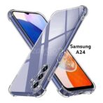 ⁦حافظة تي بي يو شفافة وناعمة, مرن, مقاومة للصدمات
سامسونج ايه 24⁩ - الصورة ⁦2⁩