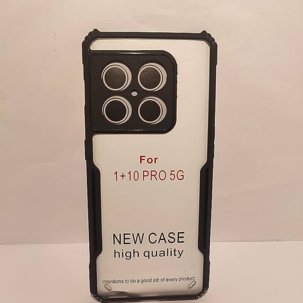 Coque arrière de protection transparente antichoc pour one plus 10pro 5G – Technologie AirEDGE | Protection de caméra à 360 degrés ipaky  / 1+ 10 pro