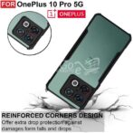 ⁦غطاء خلفي شفاف مقاوم للصدمات لهاتف ون بلس 10 برو 5 جي – تقنية AirEDGE | حماية الكاميرا 360 درجات إيباكي  / OnePlus10 Pro⁩ - الصورة ⁦2⁩