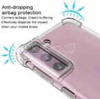 مينس السيليكون trosparent trosparent العفة عالية الحماية المجرة/xiaomi/huawei/Realme/oppo/Apple / Galaxy A55 / S21 Fe Ect - الصورة 2