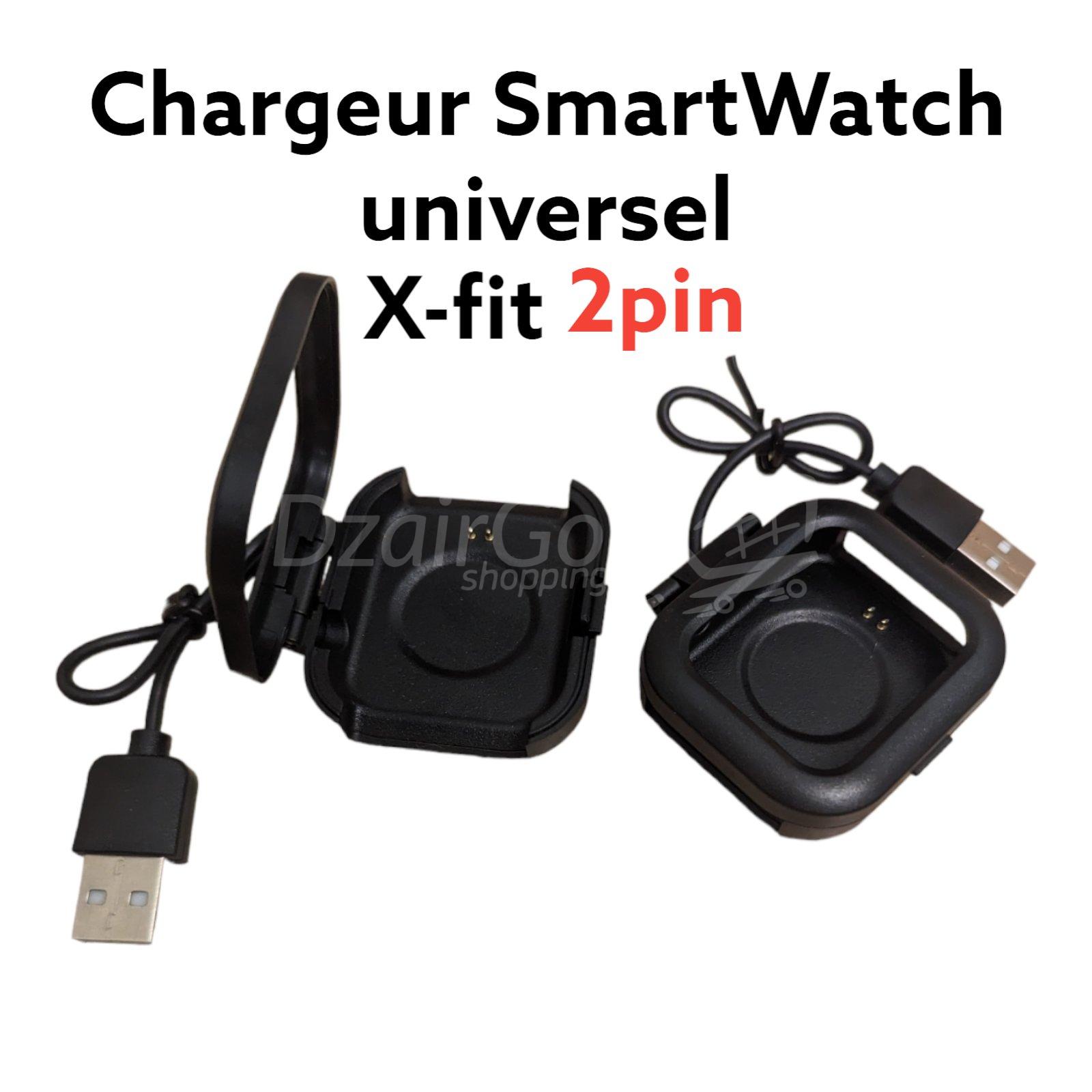 10000شاحjpgHRX الضوضاء X FIT العالمي 2pin مربع Chargeur HRX noise X FIT Universel 2pin boîte. smartwatch /montre connectée - الصورة 1