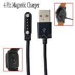 ⁦شاحن عالمي للساعة الذكية 4pin 2.54m. ساعة ذكية /ساعة متصلة W67⁩ - الصورة ⁦2⁩