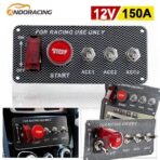 Panneau de boutons d'allumage, interrupteur à bascule, interrupteurs et commandes intérieurs de voiture et de camion – Image 2