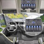 Panneau de commutation de voiture et bateau, voltmètre numérique étanche, port PD type c + USB 3.0 super fast pour touristes, sortie 12V / 24v , bascule LED BLOMarine, 6 gangs