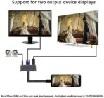 محول المحور 5EN1 من النوع إلى 4K HDMI/VGA/Auxiliary Audio 3.5/USB 3.1/PD Super Fast Macbook ipad Smartphone - الصورة 2