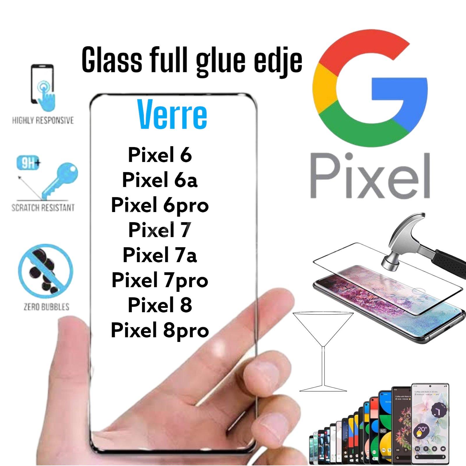 10000الزjpgج المقسى لجوجل بيكسلأواقي شاشة لاصق كامل بشفافية عاليةابة 9H Verre Trempé pour Google Pixel , Protection d'écran full glue avec haute transparence à 99%, Anti-trace Protecteur avec Dureté 9H Glass incassable edje - الصورة 2