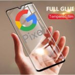 الزجاج المقسى لجوجل بيكسل , واقي شاشة لاصق كامل بشفافية عالية 99%, واقي مضاد للأثر مع حافة زجاجية مقاومة للكسر بصلابة 9H