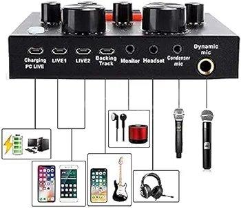 10000بطاjpg صوت بلوتوث وميكروفون لتسجيل التعليق الصوتي الاحترافي carte de son bluetooth et Microphone pour enregtrement de voix off professionnel - الصورة 3