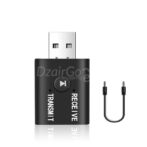 ⁦2in1 بلوتوث 5.0 جهاز إرسال الصوت USB استقبال محول الصوت ستيريو لاسلكي ⁩ - الصورة ⁦4⁩
