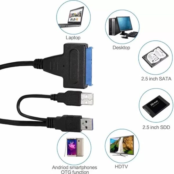 محول SATA إلى USB 3.0 2.5" وآخرون 3.5"