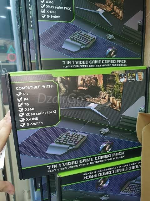 10000لوحjpgمفاتيح وماوس للألعاب مع محول مدمج نينتندو سويتشبلاي ستيشن 4 Clavier et souris de jeu avec convertisseur intégré, Nintendo Switch, PS4, consoles Xbox ,gamer, gaming - الصورة 4