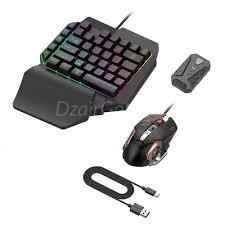 10000لوحjpgمفاتيح وماوس للألعاب مع محول مدمج نينتندو سويتشبلاي ستيشن 4 Clavier et souris de jeu avec convertisseur intégré, Nintendo Switch, PS4, consoles Xbox ,gamer, gaming - الصورة 3