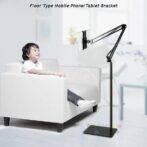 ⁦حامل معدني للهاتف والكمبيوتر اللوحي, ذراع كسولة دوارة 360 درجات,⁩ - الصورة ⁦4⁩