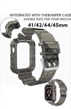 سوار ساعة ابيل سيليكون نوار شفاف. ساعة ذكية/ساعة متصلة