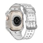 ⁦حزام TPU لساعة Apple Watch Ultra مقاس 49 ملم - شفاف 2 الألوان
أبيض وأسود/ساعة ذكية/ساعة متصلة⁩ - الصورة ⁦5⁩